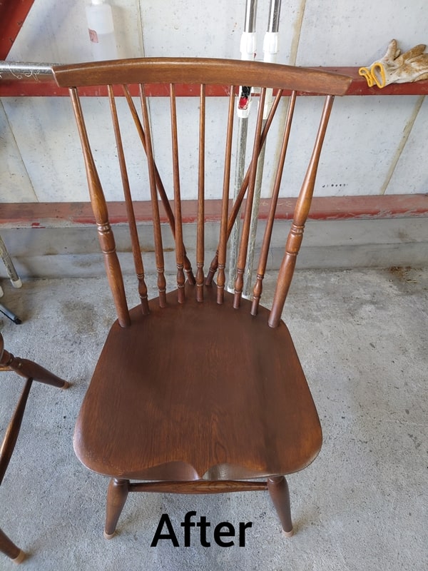 椅子割れ補修