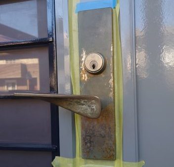 玄関ドアノブのメッキ剥がれ補修｜千葉県船橋市